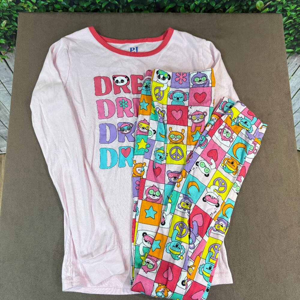 Children's Place Girls DREAM Colourful Boxes Pajamas (SKU: 126G)
